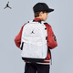 Jordan耐克AJ雙肩包 Nike滿(mǎn)天星書(shū)包男女童大學(xué)生背包電腦包 白色/黑色