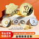 赫拓純銀胸章定制紀念徽章銀幣訂做胸針logo勛章定做金銀銅牌員工胸牌