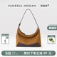 VANESSA HOGAN張小婉同款VH女包欣冉hobo包麂皮反絨羊皮輕奢單肩包包生日禮物 烏木焦糖【附贈精美禮盒】