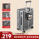 卡帝樂(lè )鱷魚(yú)（CARTELO）行李箱24英寸拉桿箱旅行箱登機箱密碼箱大容量皮箱男女
