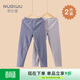 努比屋兒童秋褲2條裝秋冬無(wú)痕內穿打底褲男中大童女童秋季保暖褲