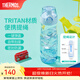 膳魔師（THERMOS）Tritan夏季塑料杯運動(dòng)健身水杯530ml戶(hù)外露營(yíng)便攜杯子TCSW-500 藍色 530ml