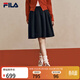 FILA 楊冪同款馬上起飛|斐樂(lè )官方女裝2026春季新年時(shí)尚短裙半身裙傘裙 正黑色-BK M 165/66A/M