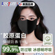 LUCYLEE美國過(guò)敏性鼻炎專(zhuān)用口罩粉塵防曬紫外線(xiàn)男女士高顏值透氣立體冰絲 2只裝【暮夜黑】膠原蛋白-鼻子舒服不敏感