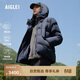 AIGLE艾高WR防潑水羽絨服男士 藏藍色 BJ753 M