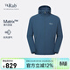 Rab睿坡Borealis男士戶(hù)外健身夾克防風(fēng)保暖徒步登山軟殼衣 QWS-76 暴風(fēng)藍TMB M