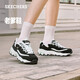 斯凱奇（Skechers）38節禮物女鞋春季厚底老爹鞋百搭軟底舒適外穿運動(dòng)鞋11959