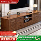 雅華香舍 電視柜 現代中式實(shí)木電視柜中式雕花儲物抽屜客廳電視機柜 6020電視柜 胡桃色
