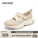 斯凱奇（Skechers）春夏網(wǎng)面透氣瑪麗珍百搭淺口單鞋加厚軟底休閑鞋177602