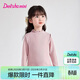 笛莎童裝女童T恤2025秋冬小童女孩寶寶兒童長(cháng)袖上衣 泡芙粉 110拜年服