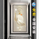 宜巢玄關(guān)裝飾畫(huà)豎版現代簡(jiǎn)約走廊過(guò)道背景墻壁畫(huà)入戶(hù)輕奢掛畫(huà)免打孔 福祿高升B 80*160cm晶瓷+80%客戶(hù)首選