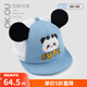 可歐可優(yōu)OKOU軟檐帽兒童鴨舌帽 麗家寶貝童帽 淺藍色 48cm