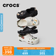 CROCS卡駱馳經(jīng)典特林洞洞鞋男女同款拖鞋耐磨休閑鞋一腳蹬鞋|206340 黑色-001 41 /42(260mm)