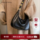 CharisKitty小c&k腋下包包女款2026新款單肩包斜挎包生日禮物送女朋友 Black黑色【春季輕奢新品】