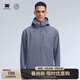 天石鵝鎧甲春秋季加絨軟殼衣男士連帽長(cháng)袖彈力舒適戶(hù)外防風(fēng)外套G625 積云藍色 加絨款 L 175/96A