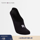 Tommy Hilfiger女裝經(jīng)典簡(jiǎn)約字母提花舒適微彈休閑通勤純色百搭運動(dòng)船襪 黑色078 1雙 均碼