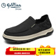 金利來(lái)男鞋新款休閑鞋舒適百搭輕便透氣一腳蹬布鞋簡(jiǎn)約套腳運動(dòng)跑步 黑色 41