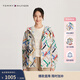 Tommy Hilfiger【收腰連帽】秋冬女裝潮流休閑運動(dòng)滿(mǎn)印寬松雙拉鏈夾克外套 多色0K4 XS （推薦：80-100斤）