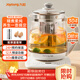 九陽(yáng)（Joyoung）0膠水養生壺玻璃花茶壺可拆卸茶籃 定制12大功能 煮茶器電熱燒水壺1.5L WY155