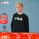 FILA【抗菌功能】斐樂(lè )兒童童裝2025年冬季男女童小童加絨衛衣