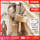 CRANTA KOMEIA100%羊毛圍巾女冬季2026新款圍脖加厚保暖披肩生日禮物送女生 駝咖 高級感送老婆女朋友實(shí)用高檔