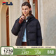 FILA 斐樂(lè )官方RGB羽絨女士羽絨服2025冬季健身運動(dòng)寬松保暖連帽外套