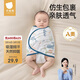 貝肽斯嬰兒防驚跳睡袋包巾夏季單層新生兒襁褓包被寶寶睡覺(jué)神器 微笑M