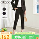 G2000女裝商務(wù)窄腳九分褲女 新品職業(yè)正裝修身女士西褲 黑色/99(商務(wù)修身版) XXS /30
