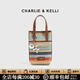 CHARLIE&KELLI CK品牌包包女款2026夏季豎款手提包手機包彩色編織單肩斜挎包 彩色【母親節生日520情人節禮物】