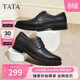 他她（TATA）舒適正裝百搭商務(wù)男鞋婚鞋 黑色 39