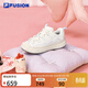 斐樂(lè )（FILA）FUSION斐樂(lè )潮牌女鞋甜筒鞋面包板鞋2026年新款厚底板鞋休閑鞋子 白棉花糖/豆腐白-MT 36.5