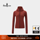 比音勒芬【格型T】春秋款女士時(shí)尚休閑運動(dòng)外套高領(lǐng)連帽防曬修身夾克上衣 42磚紅色 L （100）