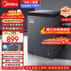 美的（Midea）100L單溫家用冰柜小型減霜零下40度超低溫速凍冷柜冷藏冷凍玻璃面板冰箱BD/BC-100KGEM國家補貼