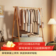 安爾雅掛衣架落地臥室衣帽架簡(jiǎn)易衣架立式收納房間掛衣服架子 66