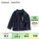 巴拉巴拉balaOne寶寶襯衫牛仔外套男童女童2025秋裝寬松208325102203