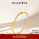 曼卡龍黃金手鐲福韻童鐲足金手鐲實(shí)心活口兒童款滿(mǎn)月送寶寶周年禮物 9.99g（預售以實(shí)收克重為準，多退少補）