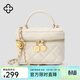 CASSILE卡思樂(lè )單肩包女通勤鏈條斜挎包手提包小包生日女神節禮物送老婆 白色