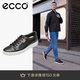 愛(ài)步（ECCO）休閑鞋男 百搭休閑平底耐磨簡(jiǎn)約低幫鞋 柔酷7號系列430004 黑色39