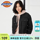 Dickies外套字母印花新復古回潮牛仔夾克 女式短款時(shí)尚休閑薄外套 10142 牛仔黑(梭織) （寬松版型） S