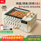 利仁（Liven）烤肉鍋電烤爐燒烤鍋家用全自動(dòng)烤串機電燒烤爐多功能鍋電烤架烤肉盤(pán)自動(dòng)旋轉烤架G-26
