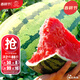 大禹懶漢西瓜種子苗特大適合南方早熟懶人8424麒麟瓜美都無(wú)籽水果蔬菜 懶漢王西瓜種子50粒