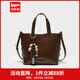 IEF/愛(ài)依服時(shí)尚女包2025秋季新款流行爆款復古通勤手提中號托特包 棕 均碼
