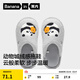 蕉內（Bananain）絨絨520H兒童棉拖鞋男女童保暖半邊絨動(dòng)物城不包跟居家拖鞋秋冬季 大熊貓玩耍 34 適合鞋碼（33-34）