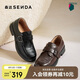 森達牛津鞋女春秋商場(chǎng)同款厚底休閑單鞋XUK01CA5 黑色 36