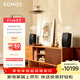 SONOS Five×2 有源音響 HiFi高保真 成對立體聲 WiFi無(wú)線(xiàn)可組合環(huán)繞 家庭影院家用客廳書(shū)架音箱 黑色