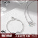 AWNL【林小宅同款】彩虹橋歐泊項鏈女鎖骨鏈輕奢飾品生日禮物送女友 兩件套-手鏈XS碼 【品牌禮盒】