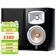 雅馬哈（YAMAHA）HIFI書(shū)架音箱N(xiāo)S-333 桌面音響 家庭影院音響 書(shū)架環(huán)繞高保真音箱 對箱 黑色