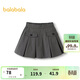 巴拉巴拉女童半身裙2025春短裙兒童格紋百褶裙【商場(chǎng)同款】202125112004