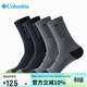 Columbia哥倫比亞襪子男女款透氣舒適休閑襪 4雙裝 RCS740 AS3 L