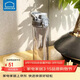 樂(lè )扣樂(lè )扣（LOCK&LOCK）人魚(yú)線(xiàn)塑料運動(dòng)水杯夏天便攜水壺帶刻度提手男女水杯子700ML灰色